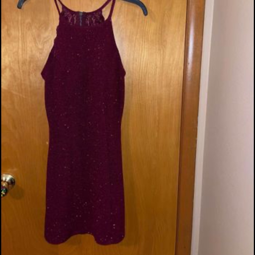 Purple sparkly dress